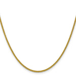 14k 2mm Semi-solid 3-Wire Wheat Chain