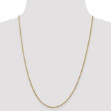 14k 1.55mm Semi-Solid Wheat Chain