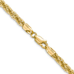 14k 3.3mm D/C Semi-Solid Chain