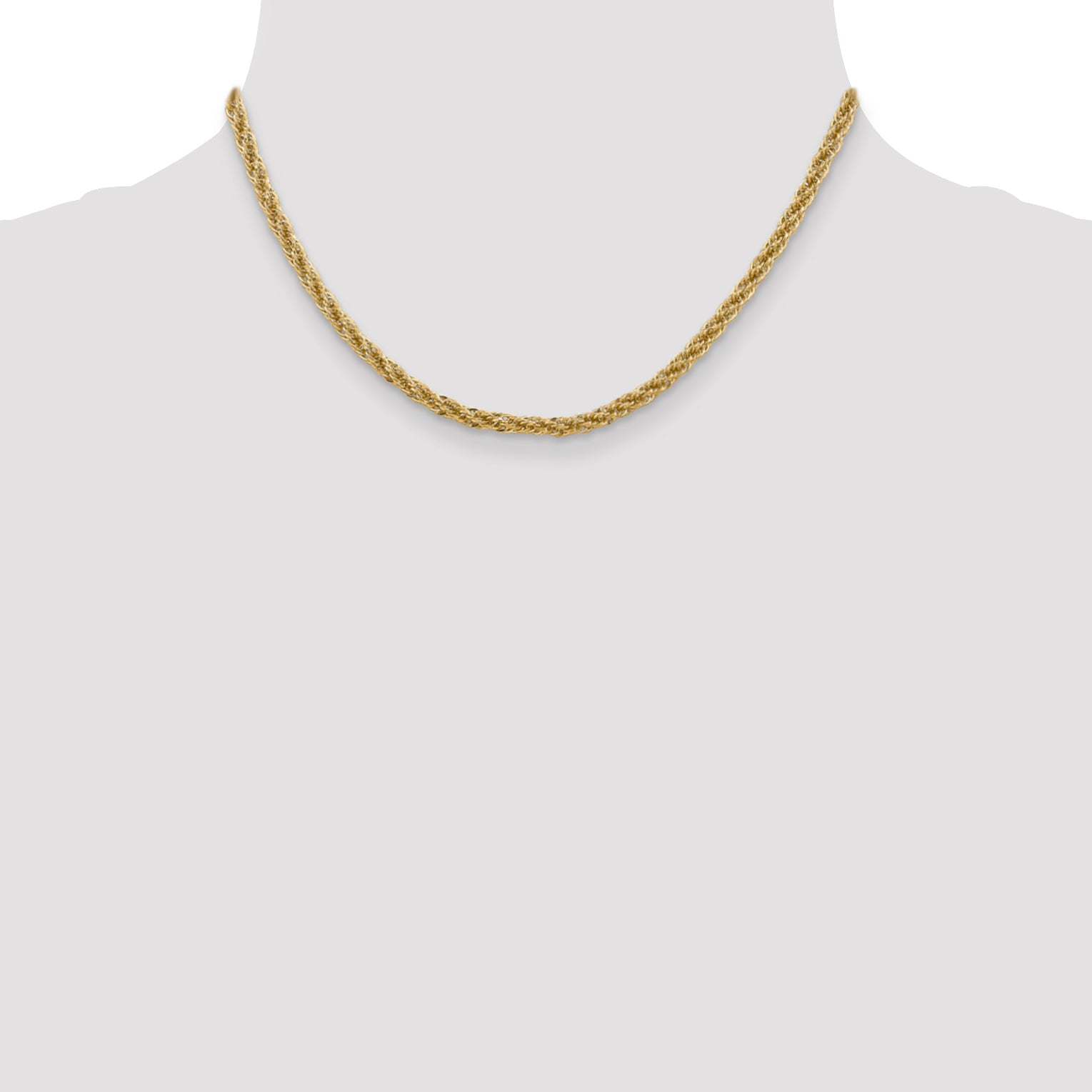 14k 3.3mm D/C Semi-Solid Chain