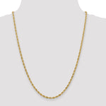 14ky 3.0mm Semi-Solid Rope Chain