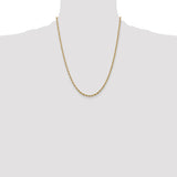 14ky 2.8mm Semi-Solid Rope Chain