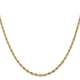 14ky 2.8mm Semi-Solid Rope Chain
