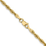 14ky 2.8mm Semi-Solid Rope Chain