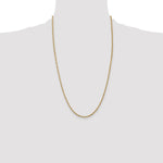14ky 2.8mm Semi-Solid Rope Chain
