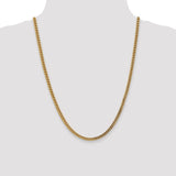 14k 3.7mm Semi-Solid Franco Chain