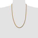 14k 3.7mm Semi-Solid Franco Chain