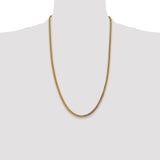 14k 3.7mm Semi-Solid Franco Chain