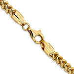 14k 4.5mm Semi-Solid Franco Chain
