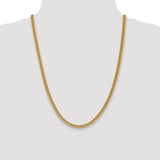 14k 4.5mm Semi-Solid Franco Chain