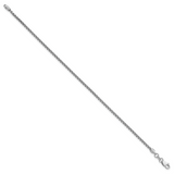 14k White Gold 1.75mm Semi-Solid Round Box Chain