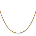 14k 1.5mm Semi-Solid Round Box Chain