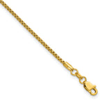 14k 1.5mm Semi-Solid Round Box Chain