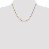 14k 1.75mm Semi-Solid Round Box Chain