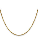 14k 1.75mm Semi-Solid Round Box Chain