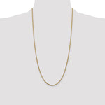 14k 1.75mm Semi-Solid Round Box Chain