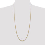 14k 1.75mm Semi-Solid Round Box Chain