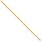 14k 2.45mm Semi-Solid Round Box Chain
