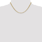 14k 2.75mm Lightweight Singapore Chain