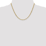 14k 2.75mm Lightweight Singapore Chain