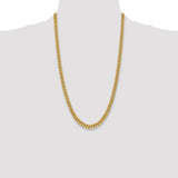 14k 6mm Semi-Solid Miami Cuban Chain