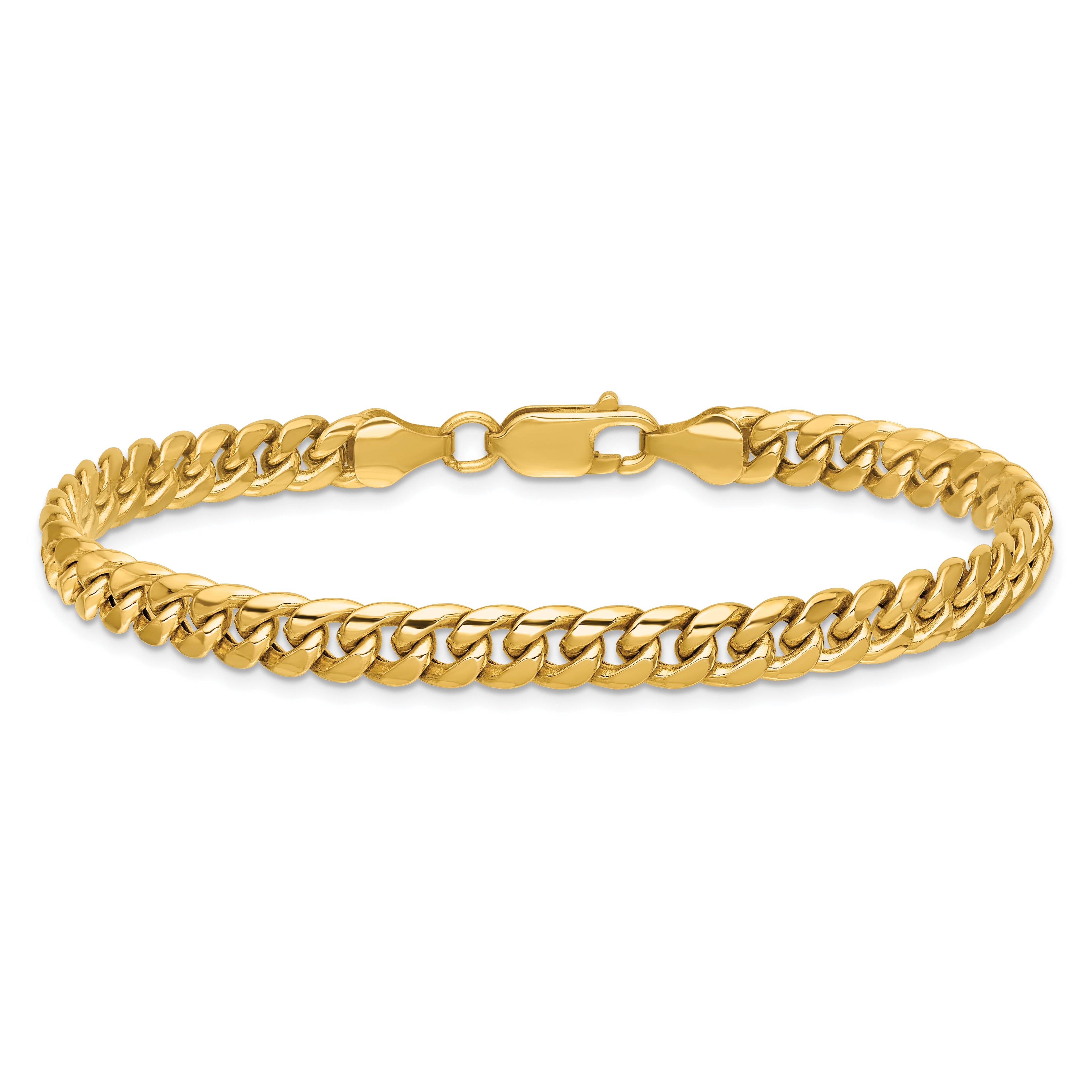 14k 6mm Semi-Solid Miami Cuban Chain