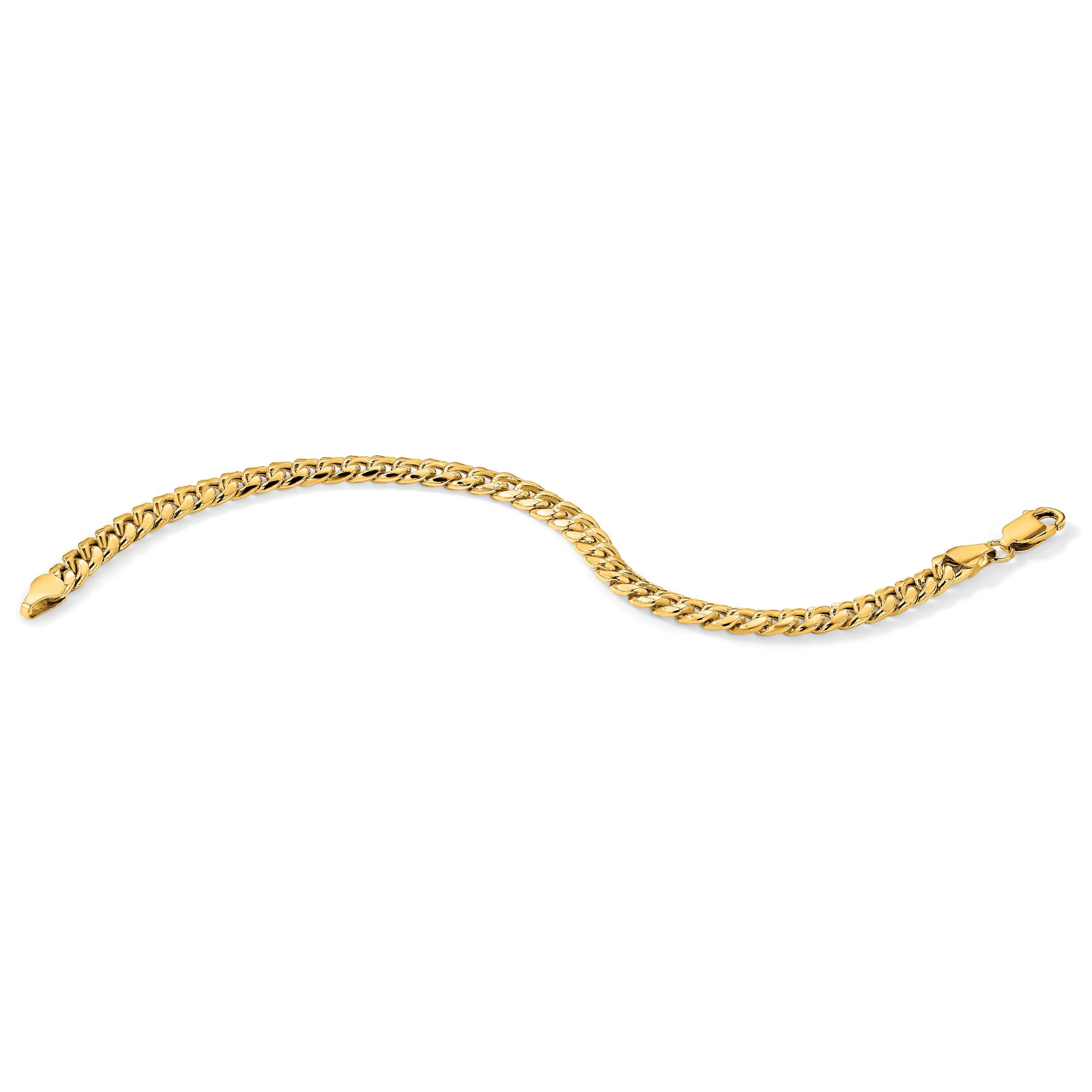 14k 6mm Semi-Solid Miami Cuban Chain