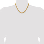 14k 7.3mm Semi-Solid Miami Cuban Chain