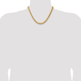 14k 7.3mm Semi-Solid Miami Cuban Chain