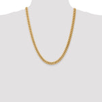 14k 7.3mm Semi-Solid Miami Cuban Chain