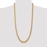 14k 7.3mm Semi-Solid Miami Cuban Chain