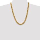 14k 9.3mm Semi-Solid Miami Cuban Chain
