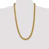 14k 9.3mm Semi-Solid Miami Cuban Chain