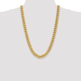 14k 11mm Semi-Solid Miami Cuban Chain