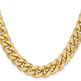 14k 11mm Semi-Solid Miami Cuban Chain