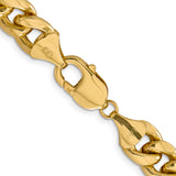 14k 11mm Semi-Solid Miami Cuban Chain