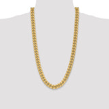 14k 11mm Semi-Solid Miami Cuban Chain