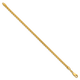 14k 3.6mm Semi-Solid Round Box Chain