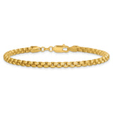 14k 3.6mm Semi-Solid Round Box Chain