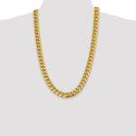 14k 13.2mm Semi-Solid Miami Cuban Chain