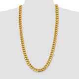 14k 13.2mm Semi-Solid Miami Cuban Chain