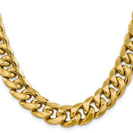 14k 15mm Semi-Solid Miami Cuban Chain