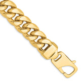 14k 15mm Semi-Solid Miami Cuban Chain