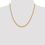 14k 2.2mm Semi-Solid Franco Chain