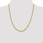 14k 2.2mm Semi-Solid Franco Chain