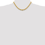 14ky 5.4mm Semi-Solid Rope Chain
