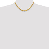 14ky 5.4mm Semi-Solid Rope Chain