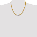 14ky 5.4mm Semi-Solid Rope Chain