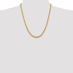 14ky 5.4mm Semi-Solid Rope Chain