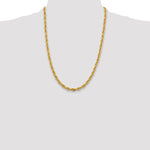 14ky 5.4mm Semi-Solid Rope Chain